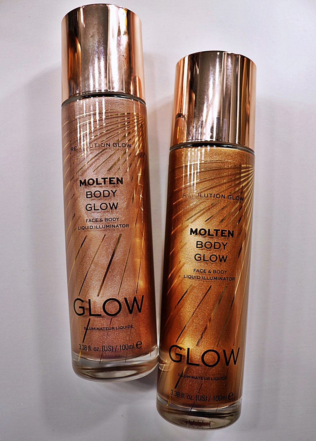Revolution Glow Molten Body Liquid Illuminator (Review, Swatches and