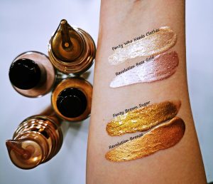 swatches revolution illuminator comparisons molten glow liquid body